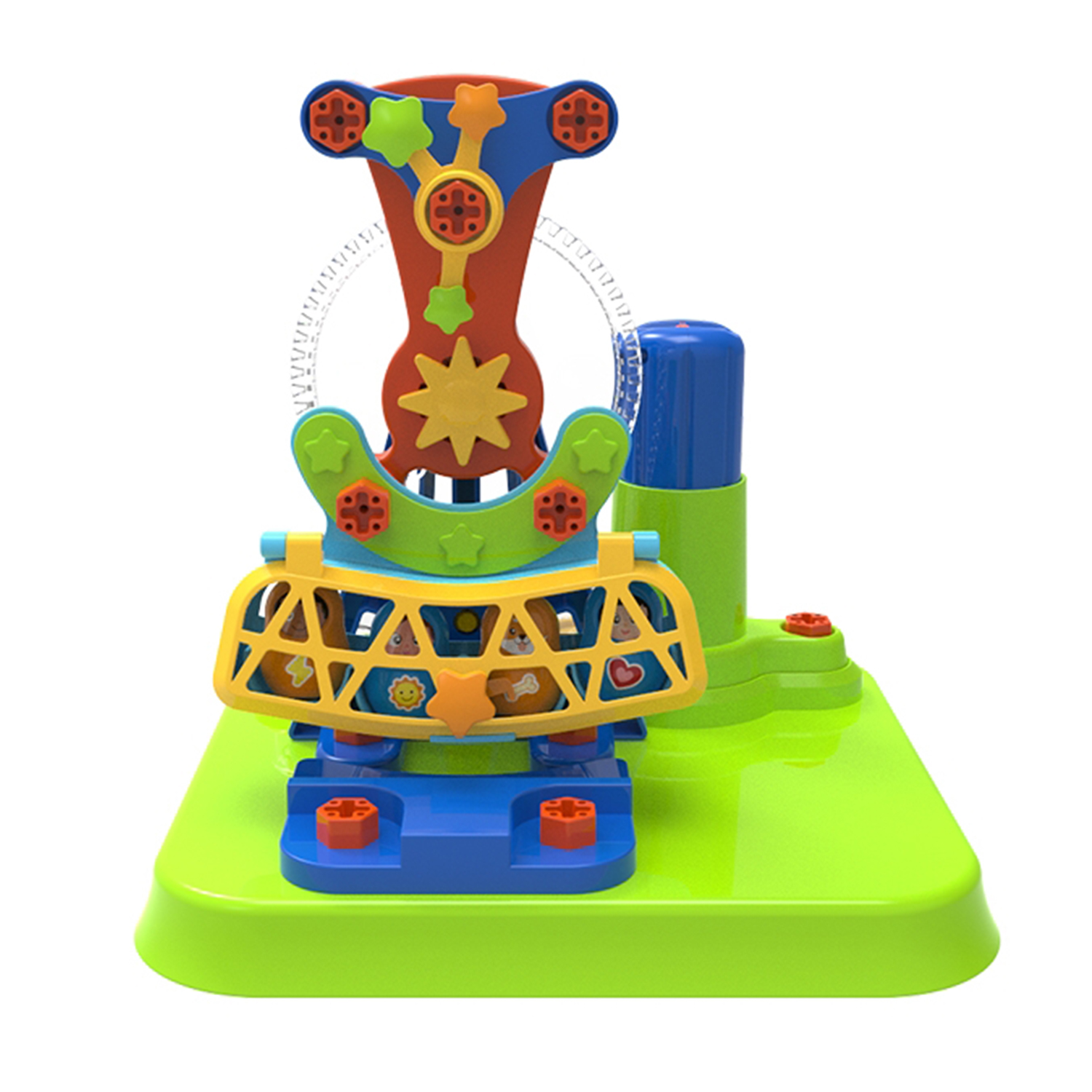 Конструктор EDU-TOYS Карусель 51 дет. - фото 1