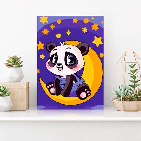 Картина по номерам Hobby Paint Пандочка на луне в ассортименте