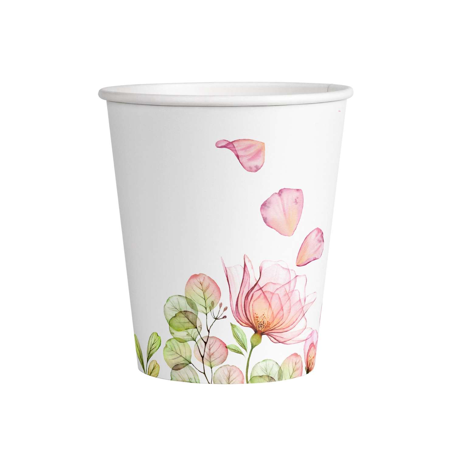 Бумажные стаканы Для праздника Цветы 250мл 6шт - фото 2