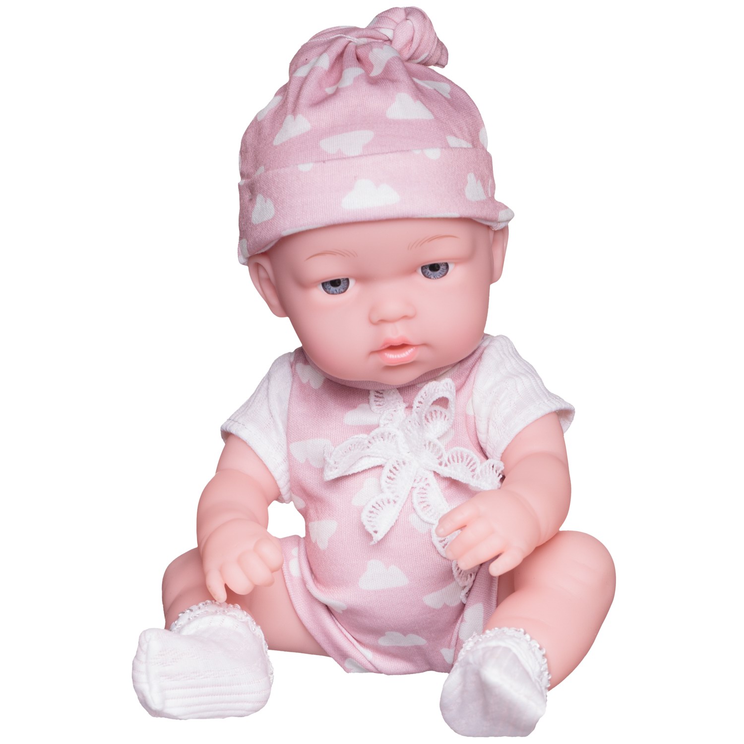 Кукла пупс Junfa высота 35 см WJ-35011/шапка - фото 5