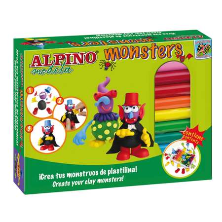 Пластилин ALPINO 12 цв.