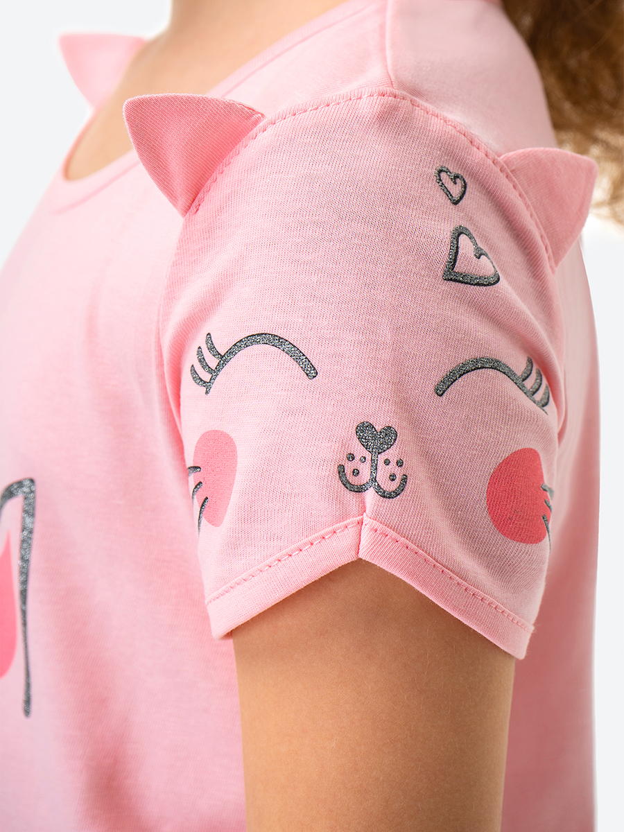 Футболка HappyFox HFLUN1311розовый - фото 5