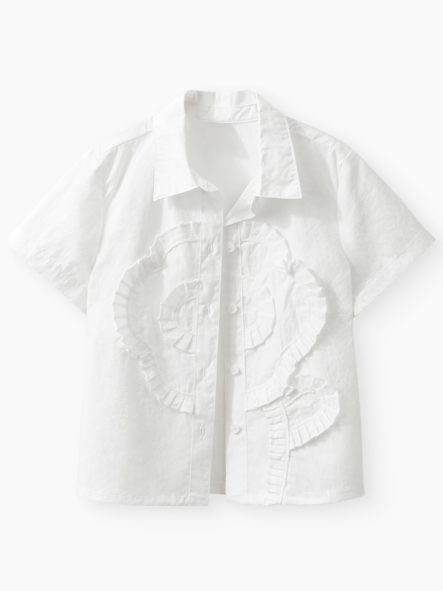 Рубашка Happy Baby 88706-1_white - фото 3