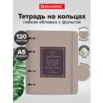 Тетрадь со сменным блоком Brauberg клетка 120 лист.