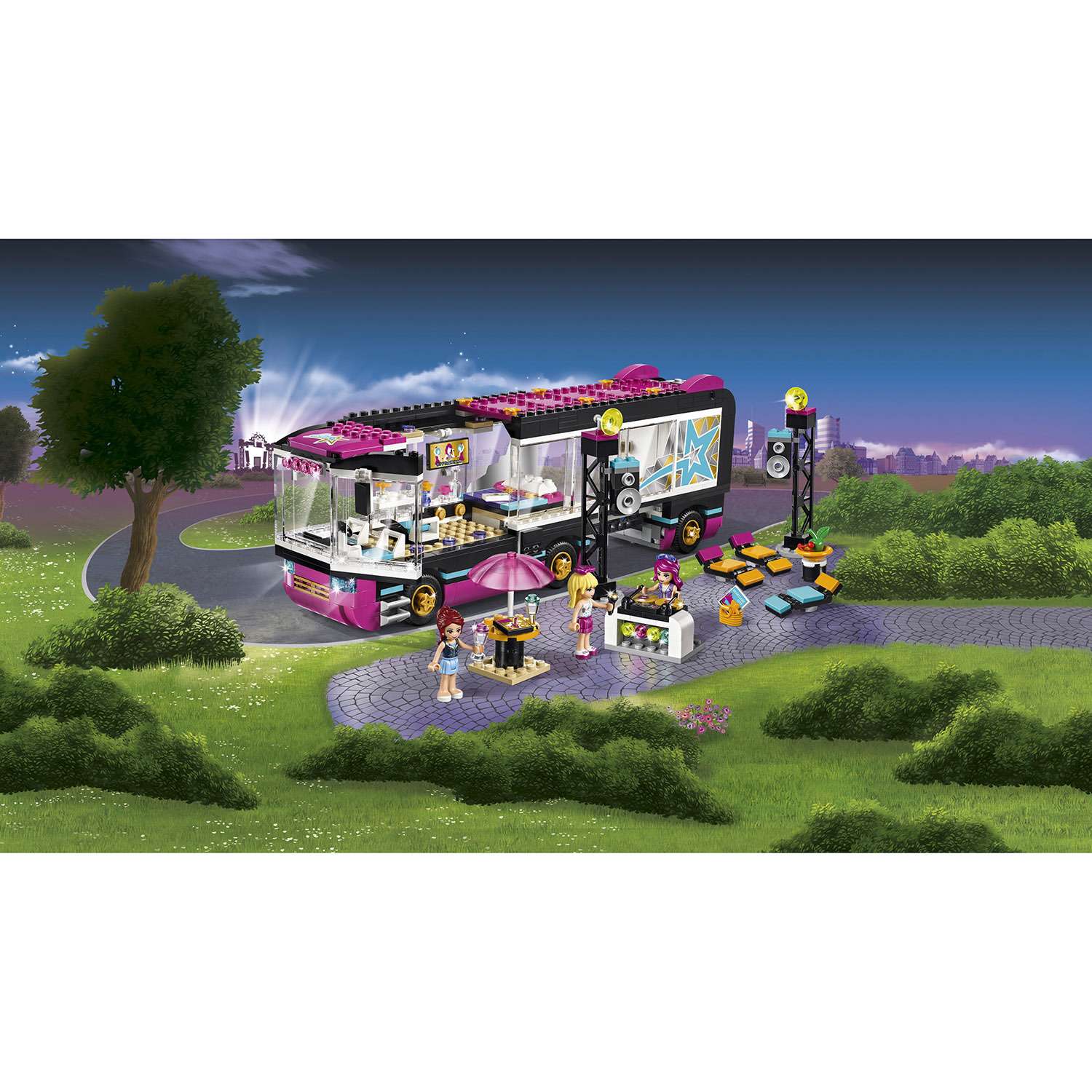 Конструктор LEGO Friends Поп звезда: гастроли блочный - фото 4