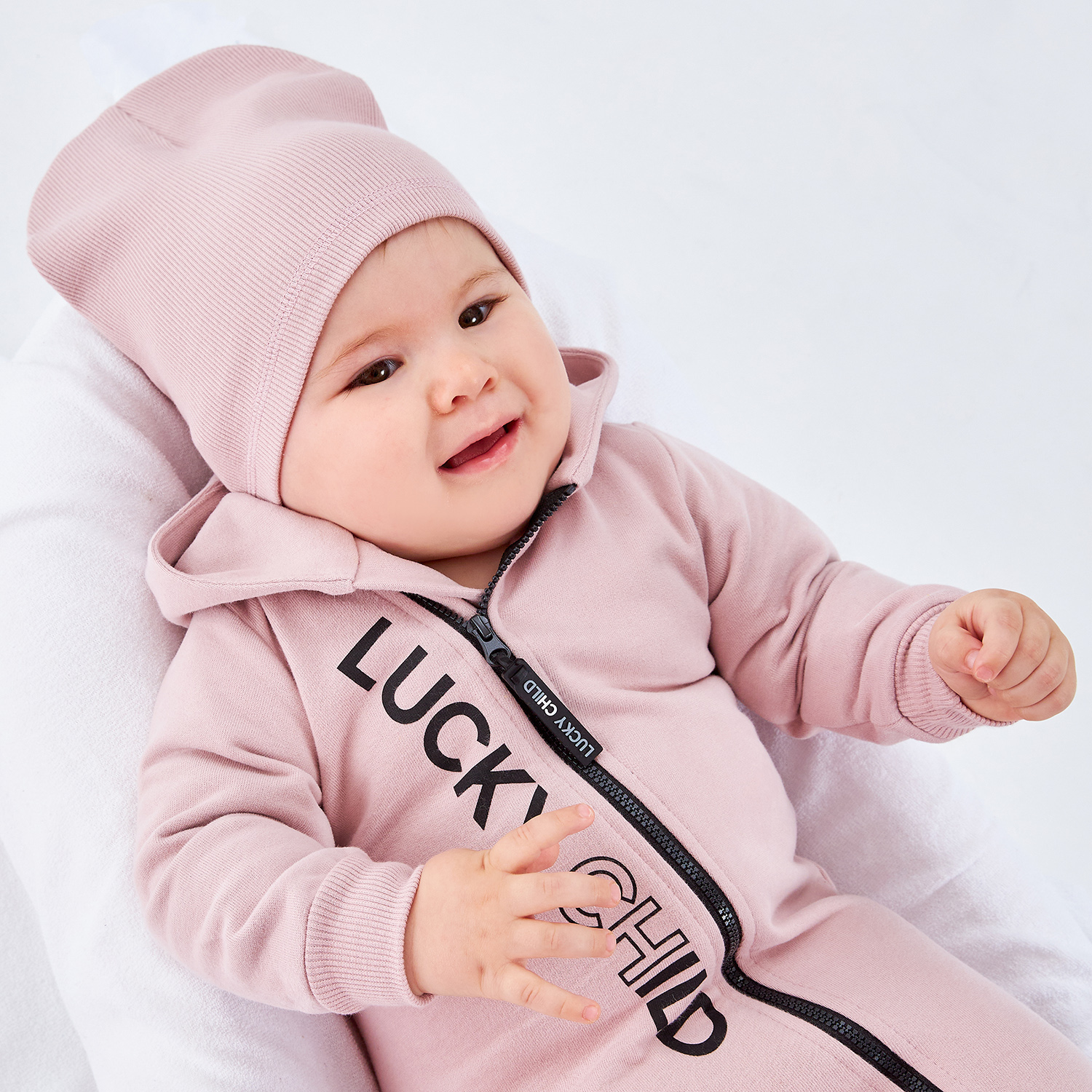 Шапка 2 шт Lucky Child 149-9/розовый/зеленый/0-2 - фото 5