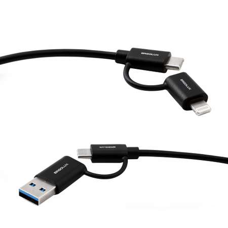 Кабель USB Type C lightning Ergolux ELX-CDC07-C02
