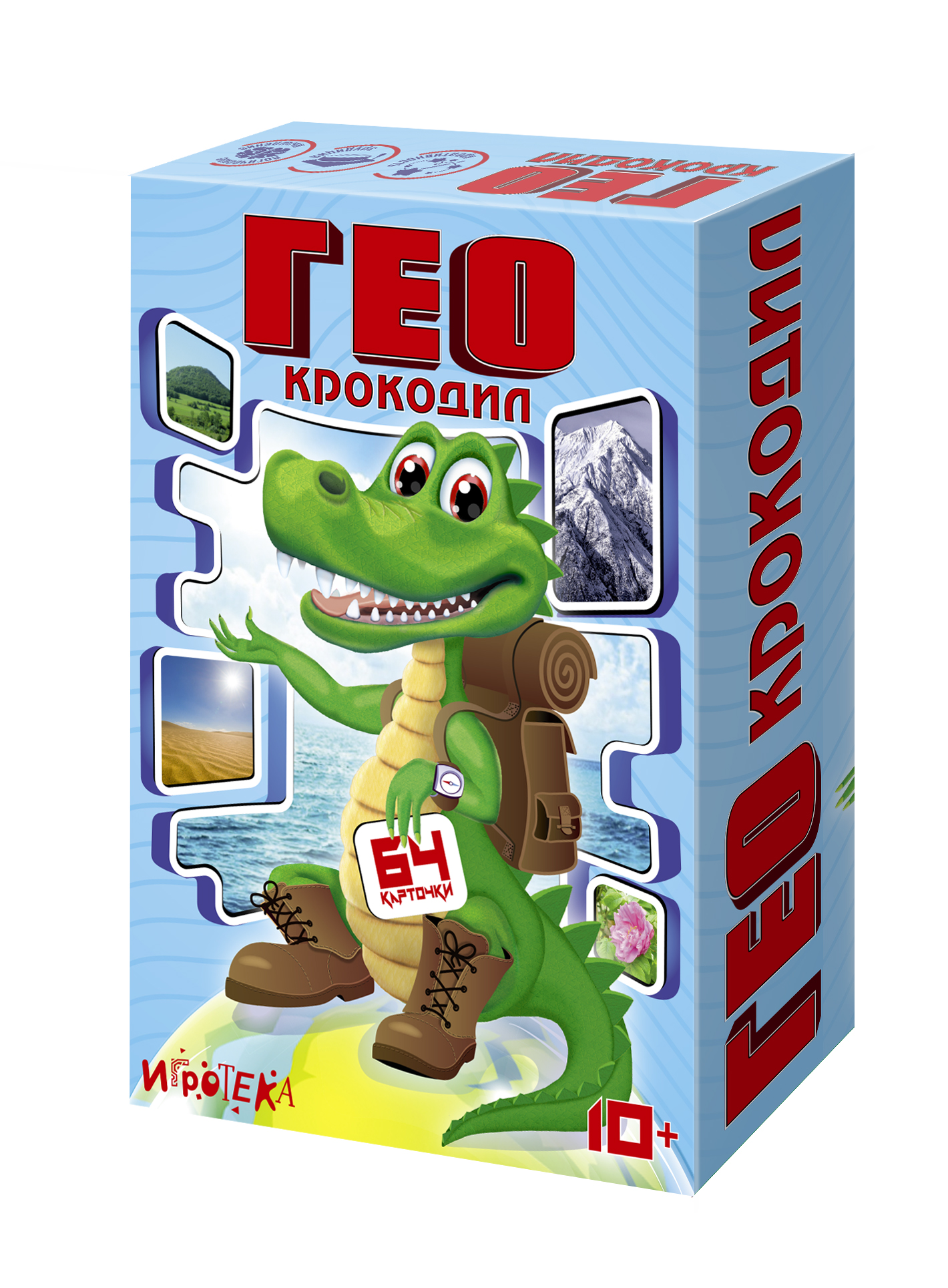 Настольная игра Игротека ГЕО-Крокодил - фото 1