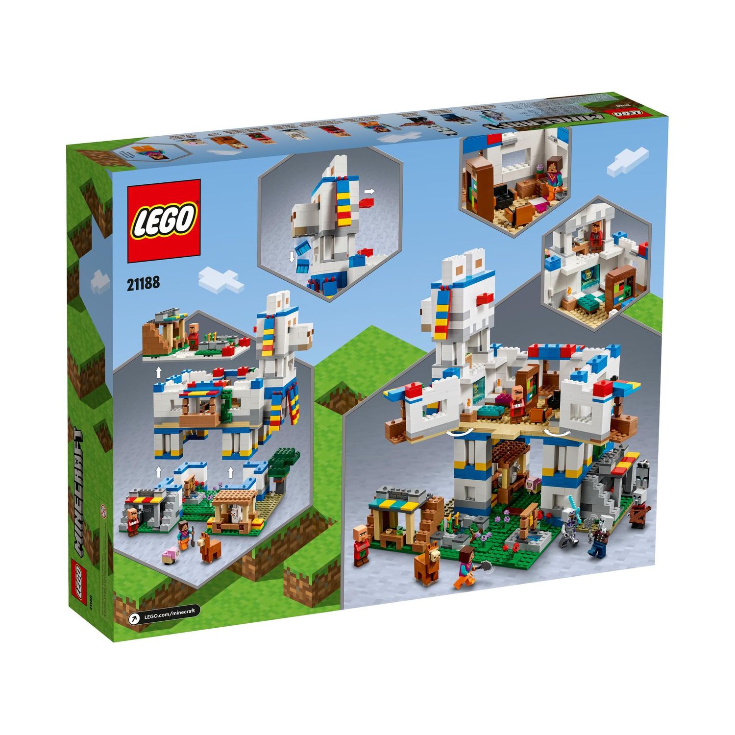 Конструктор LEGO Minecraft The Llama Village - фото 7
