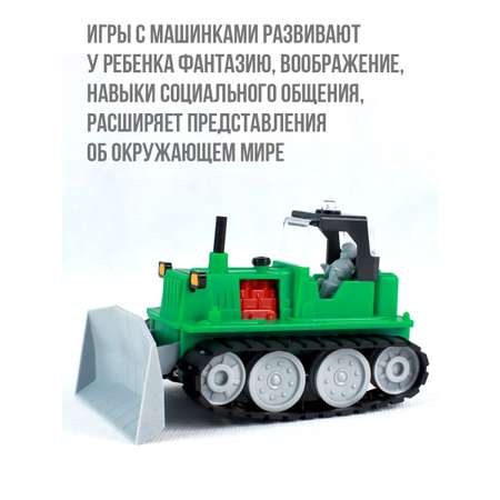 Бульдозер Форма зеленый