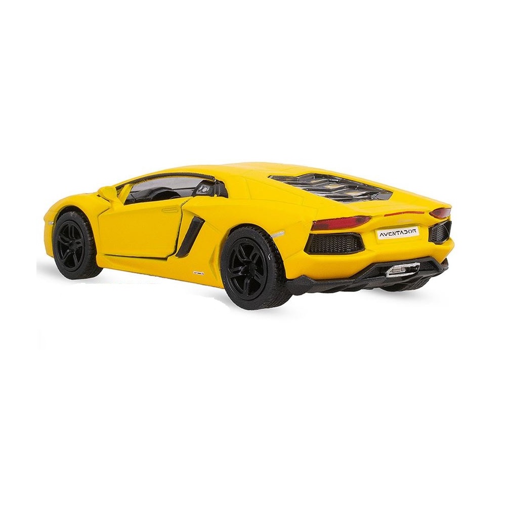 Автомобиль KINSMART Lamborghini Aventador LP 700-4 желтая 1:38 КТ5355/1 - фото 2