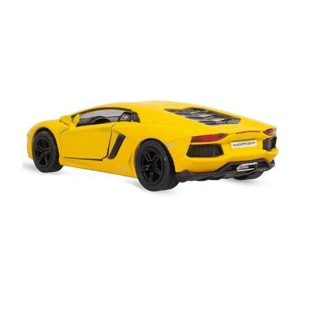 Автомобиль KINSMART Lamborghini Aventador LP 700-4 желтая 1:38