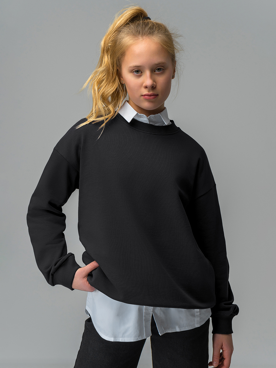 Свитшот HappyFox HF00851черный - фото 11