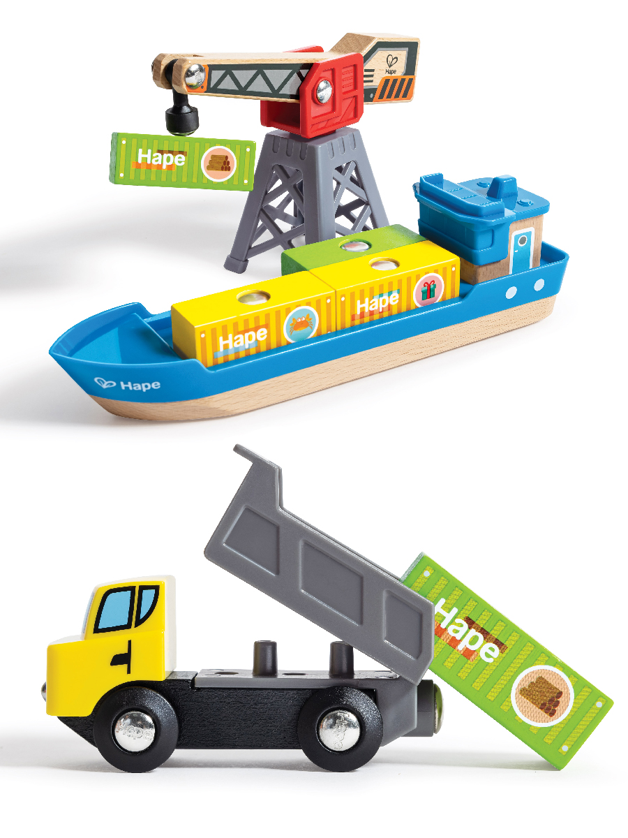 Набор железнодорожный Hape E3791_HP - фото 3