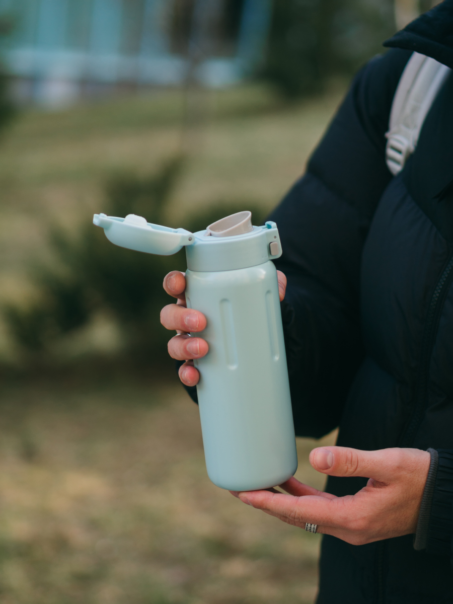 Термокружка для напитков Capsule 500 мл Bobber светло-голубой - фото 11