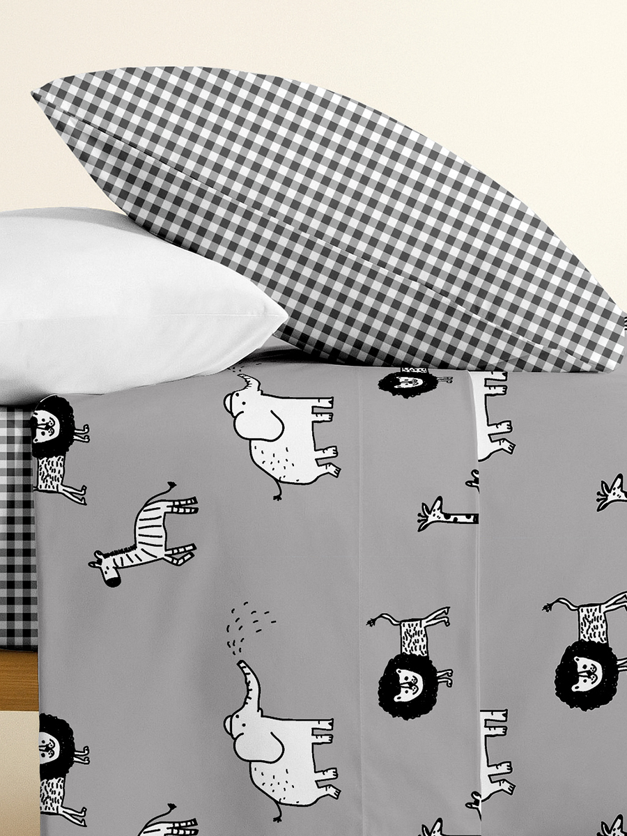 Комплект постельного белья BRAVO kids dreams Мадагаскар полутораспальный 3 предм. - фото 2