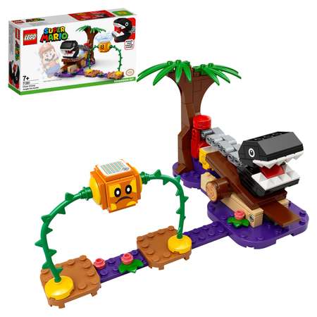 Конструктор LEGO Super Mario Кусалкин на цепи блочный