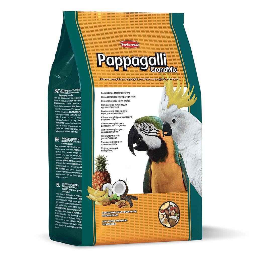 Корм для попугаев PADOVAN Grandmix комплексный основной 2кг - фото 2