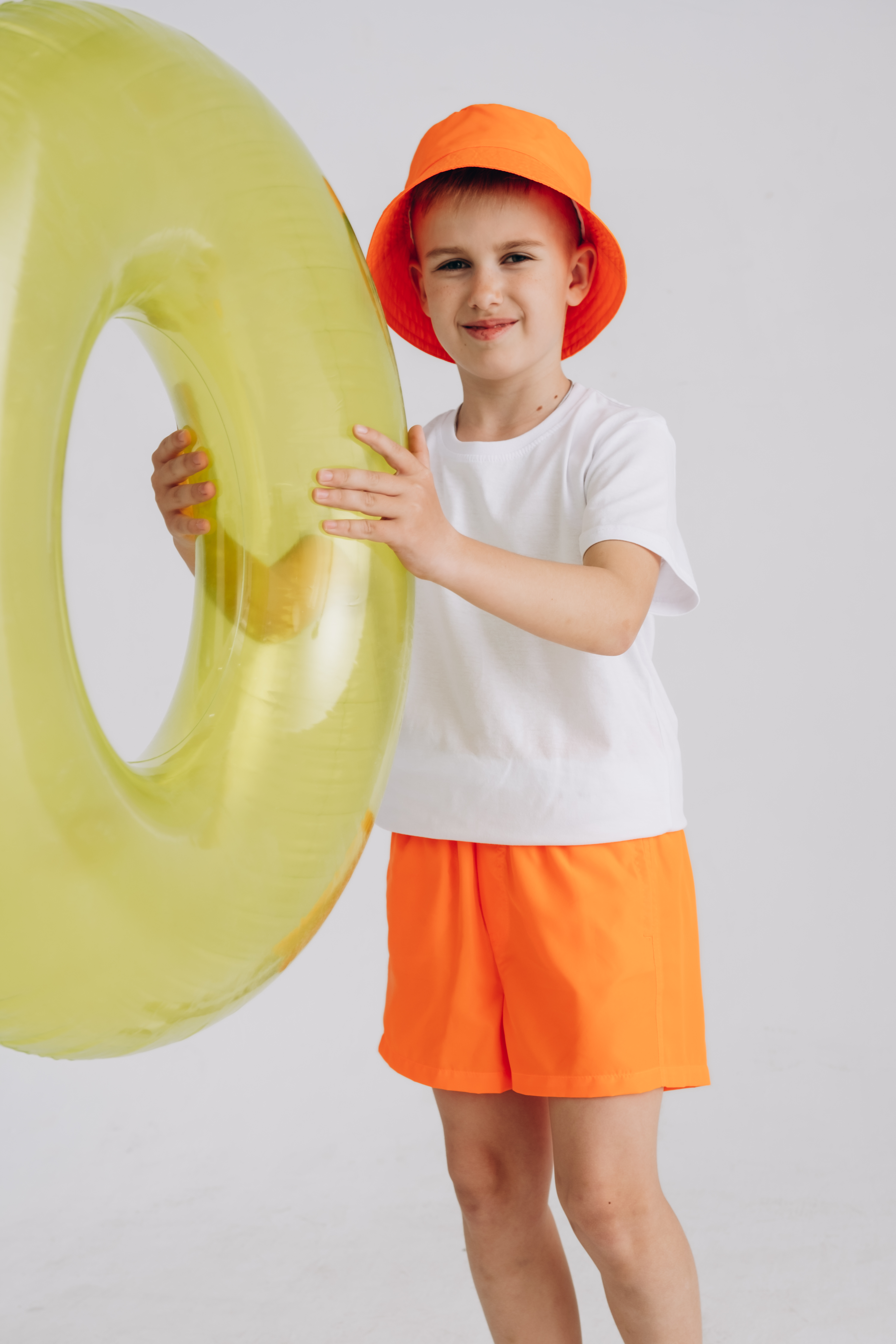 Шорты купальные Capitania KIDS/MEN-001/ORANGNEON - фото 8