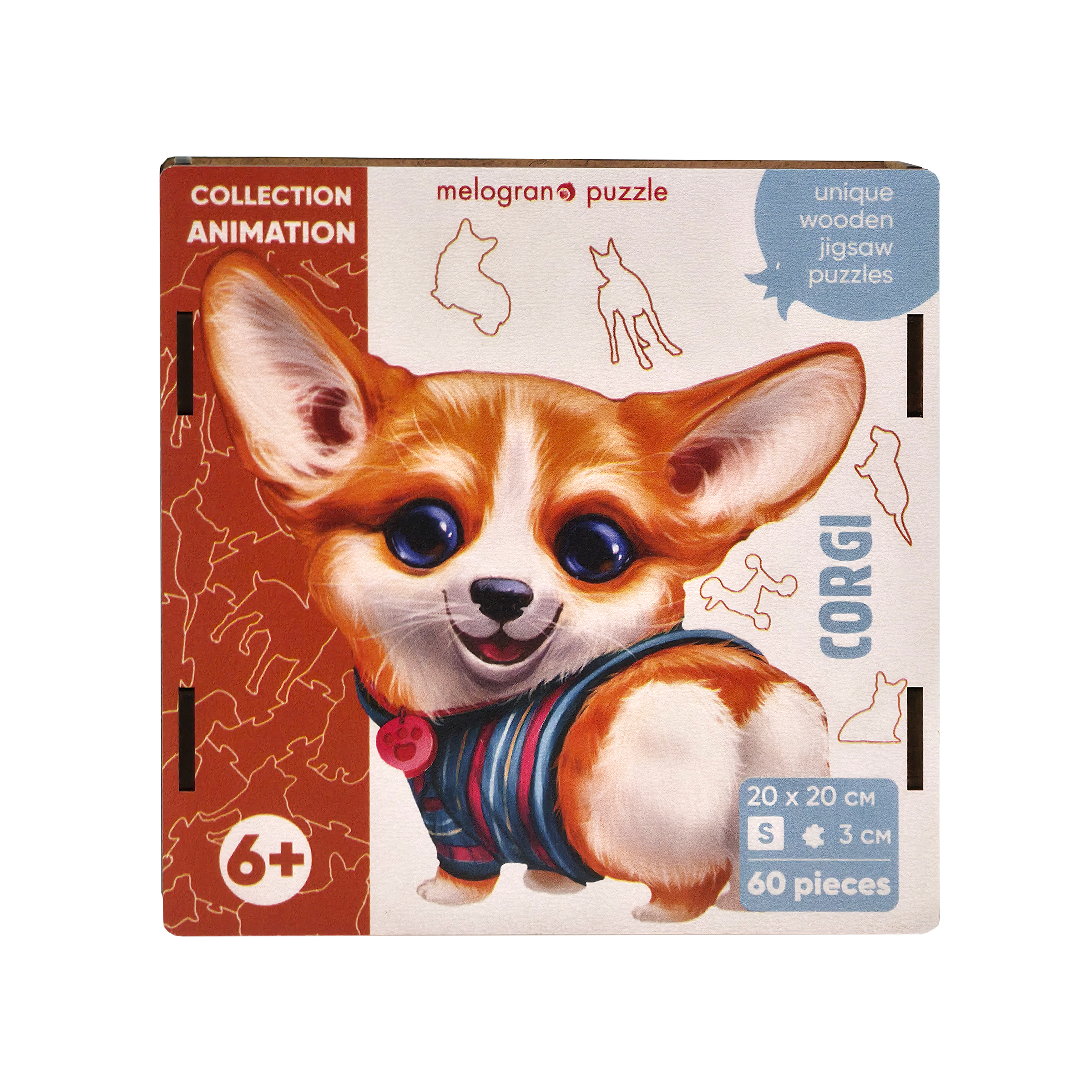 Пазл Melograno puzzle деревянный - фото 1