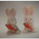 Свеча"Кролик с морковкой"