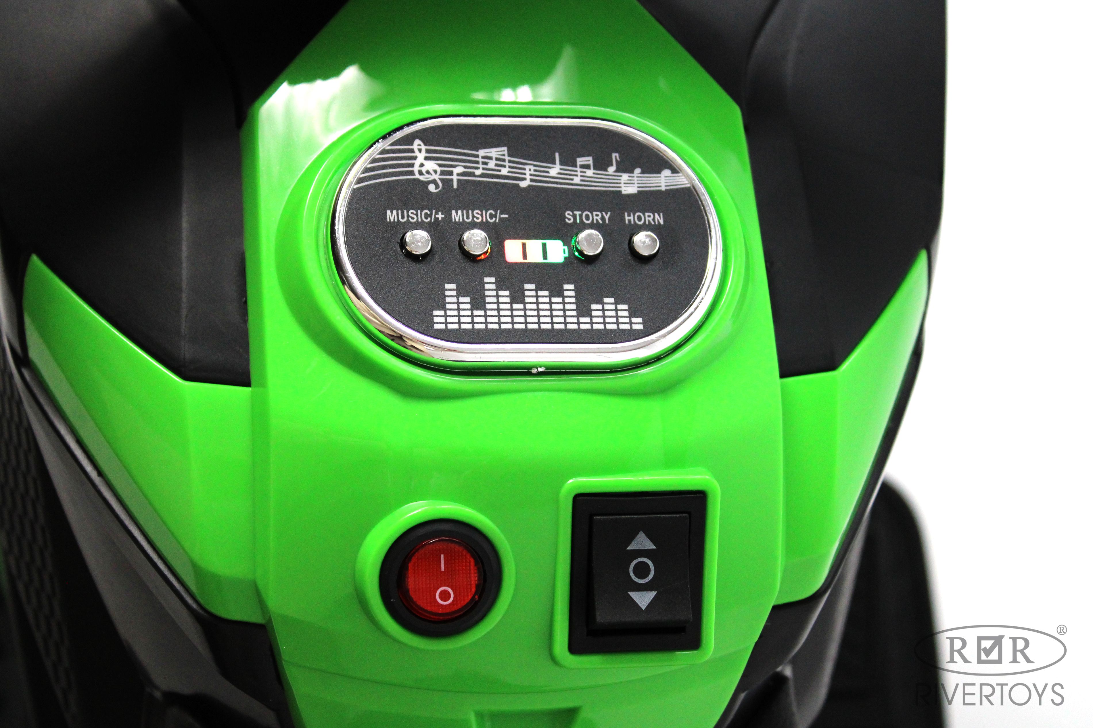 Электромобиль RIVERTOYS K002PX-GREEN - фото 11