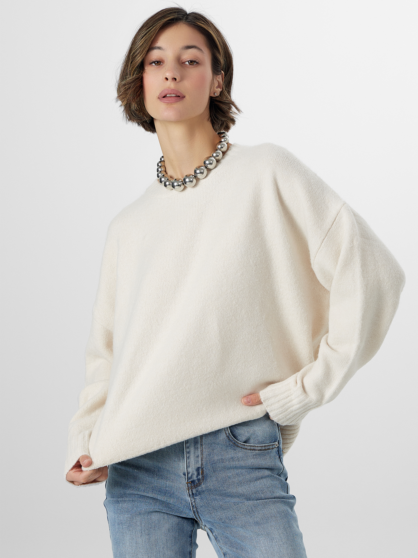 Джемпер Mark Formelle (Марк Формэль) 122630/молочный - фото 3