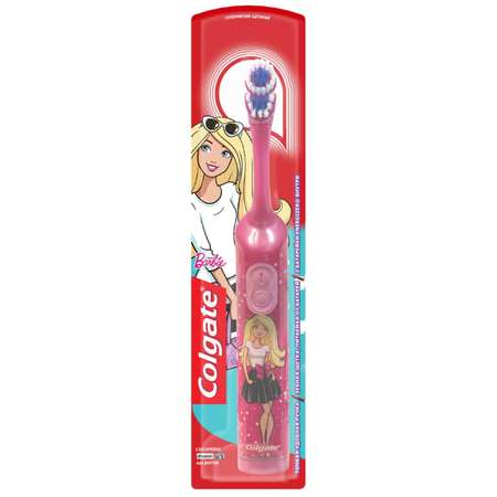 Зубная щетка Colgate Barbie супермягкая электрическая в ассортименте 03.14.01.5823
