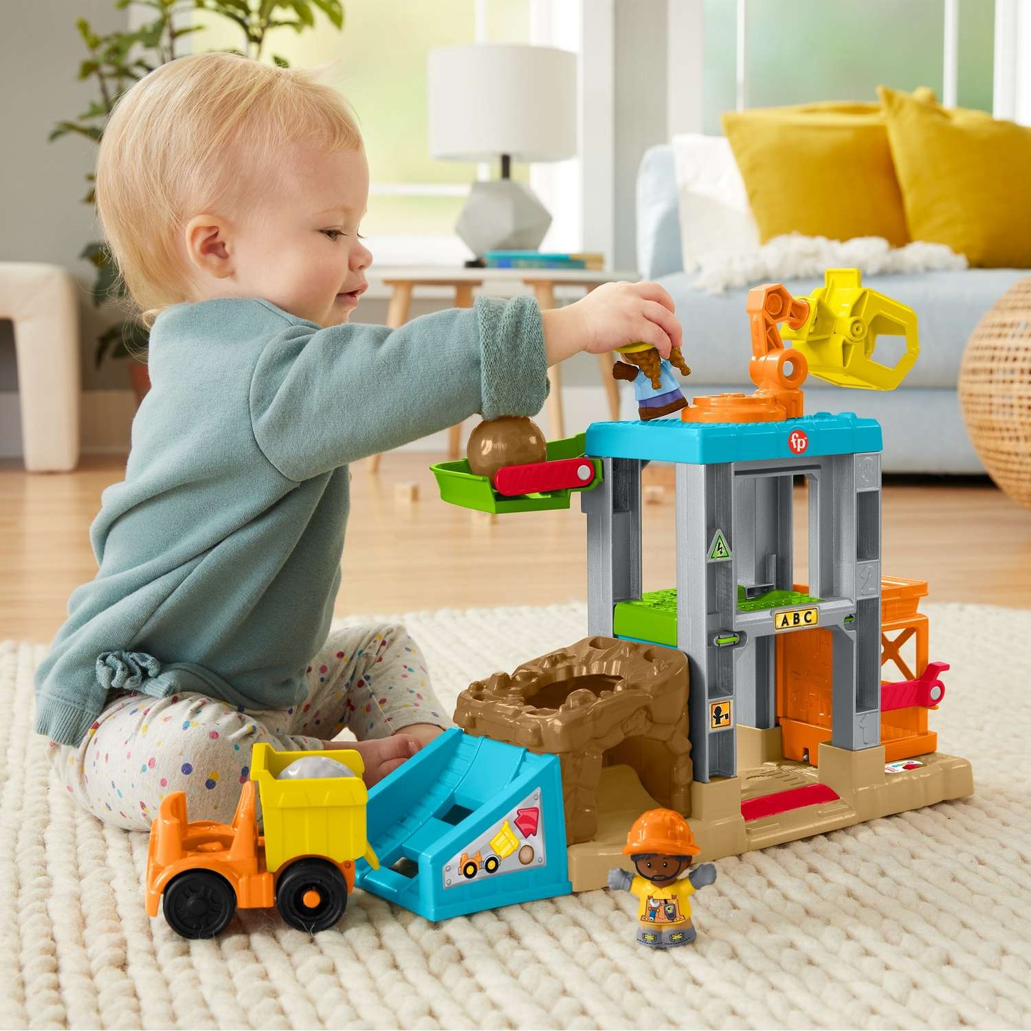 Игровой набор Fisher Price Little People Стройка - фото 13