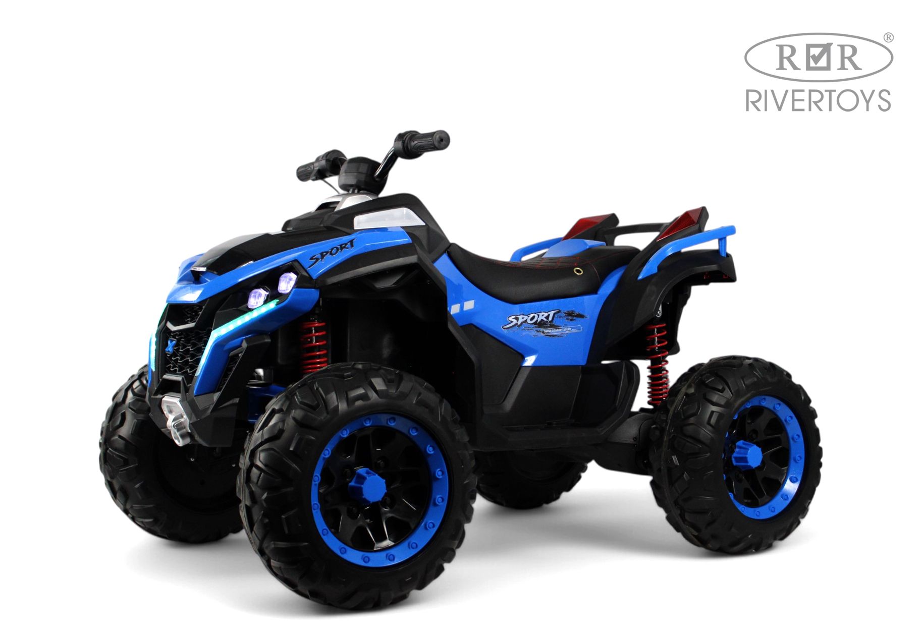 Электромобиль RIVERTOYS Z888VO-BLUE С пультом ДУ - фото 1