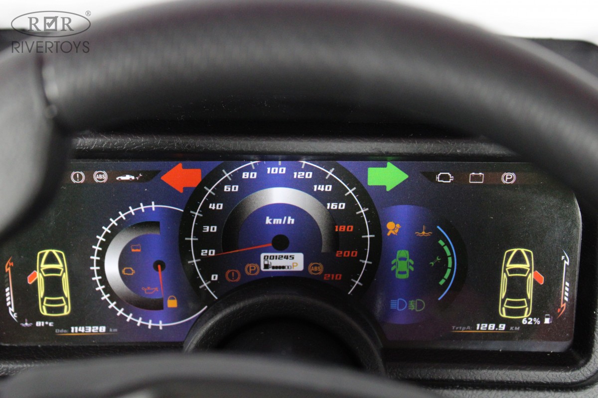 Электромобиль RIVERTOYS F888FF-4WD-BLUE С пультом ДУ - фото 8