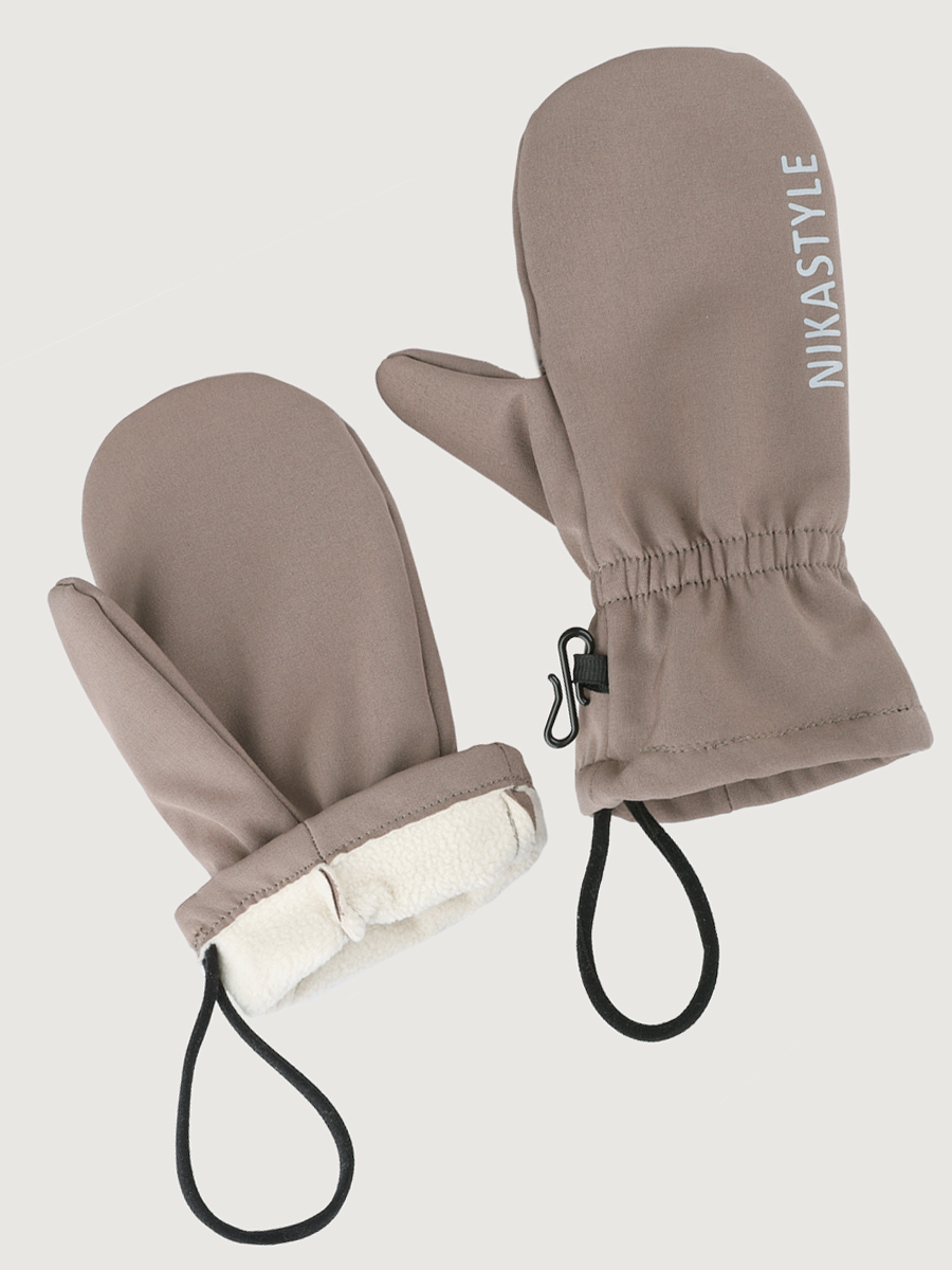 Варежки NIKASTYLE 14л17026 кофе - фото 3