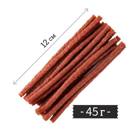 Лакомства для кошек LIGHT BITES 45г Колбаски из утки LB020