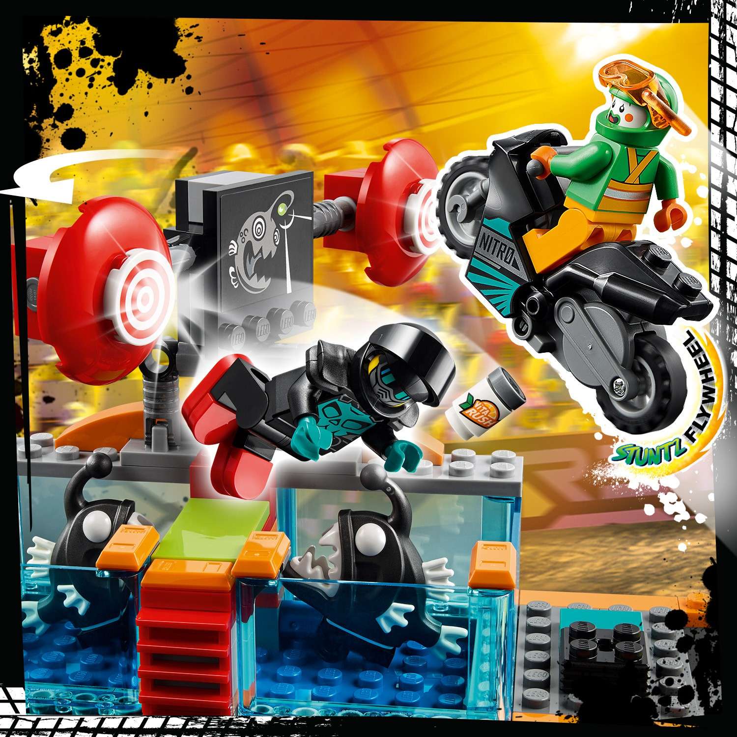 Конструктор LEGO City Грузовик для шоу каскадёров 420 дет. - фото 11