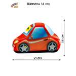 Мягкая игрушка Штучки к которым тянутся ручки красная Машинка