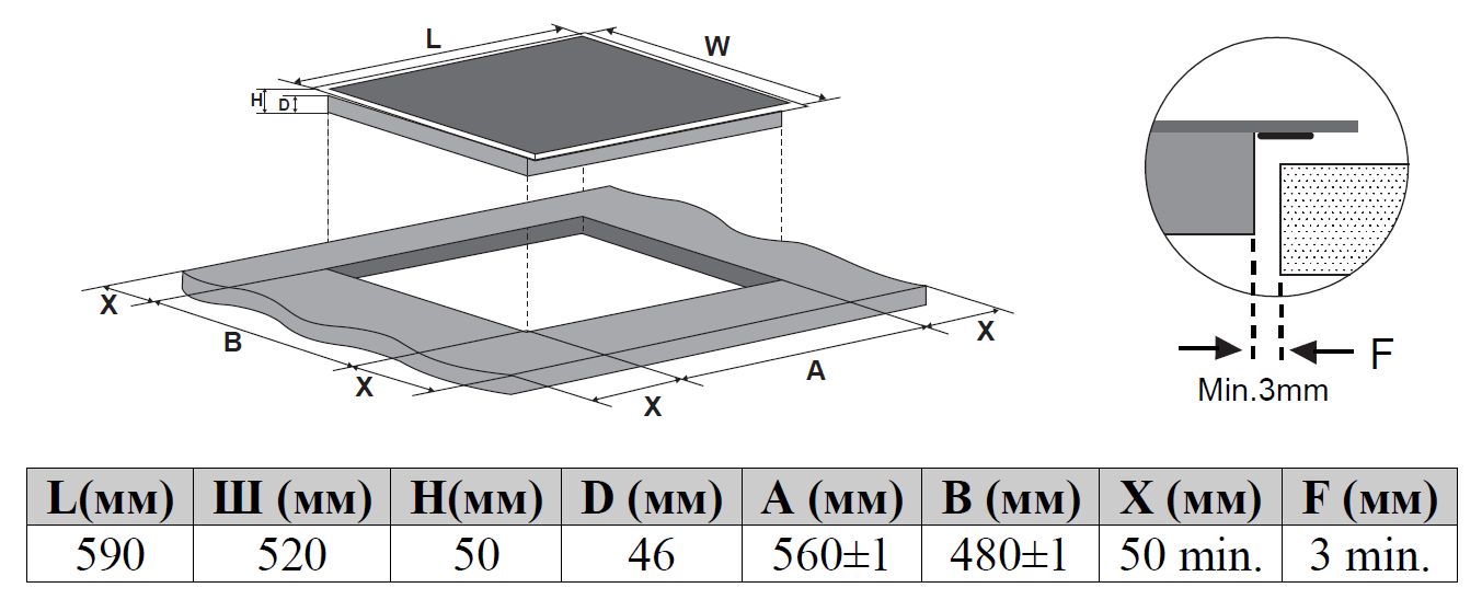 Варочная панель WEISSGAUFF HI 649 Dual Flex Premium - фото 19