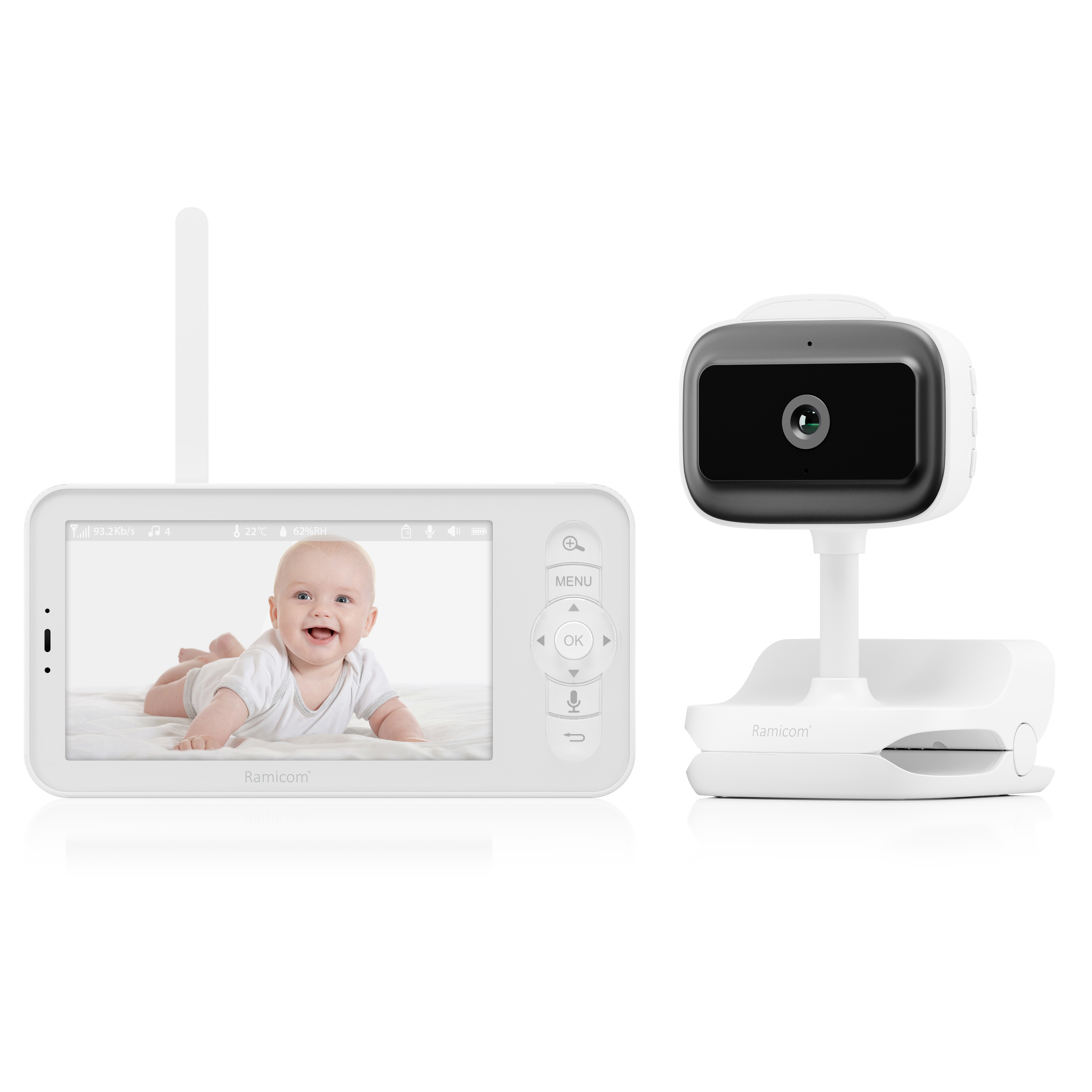 Видеоняня Ramicom VRC400 аккумулятор в камере - фото 9