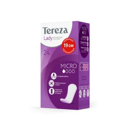 Прокладки впитывающие TerezaLady Micro 24шт