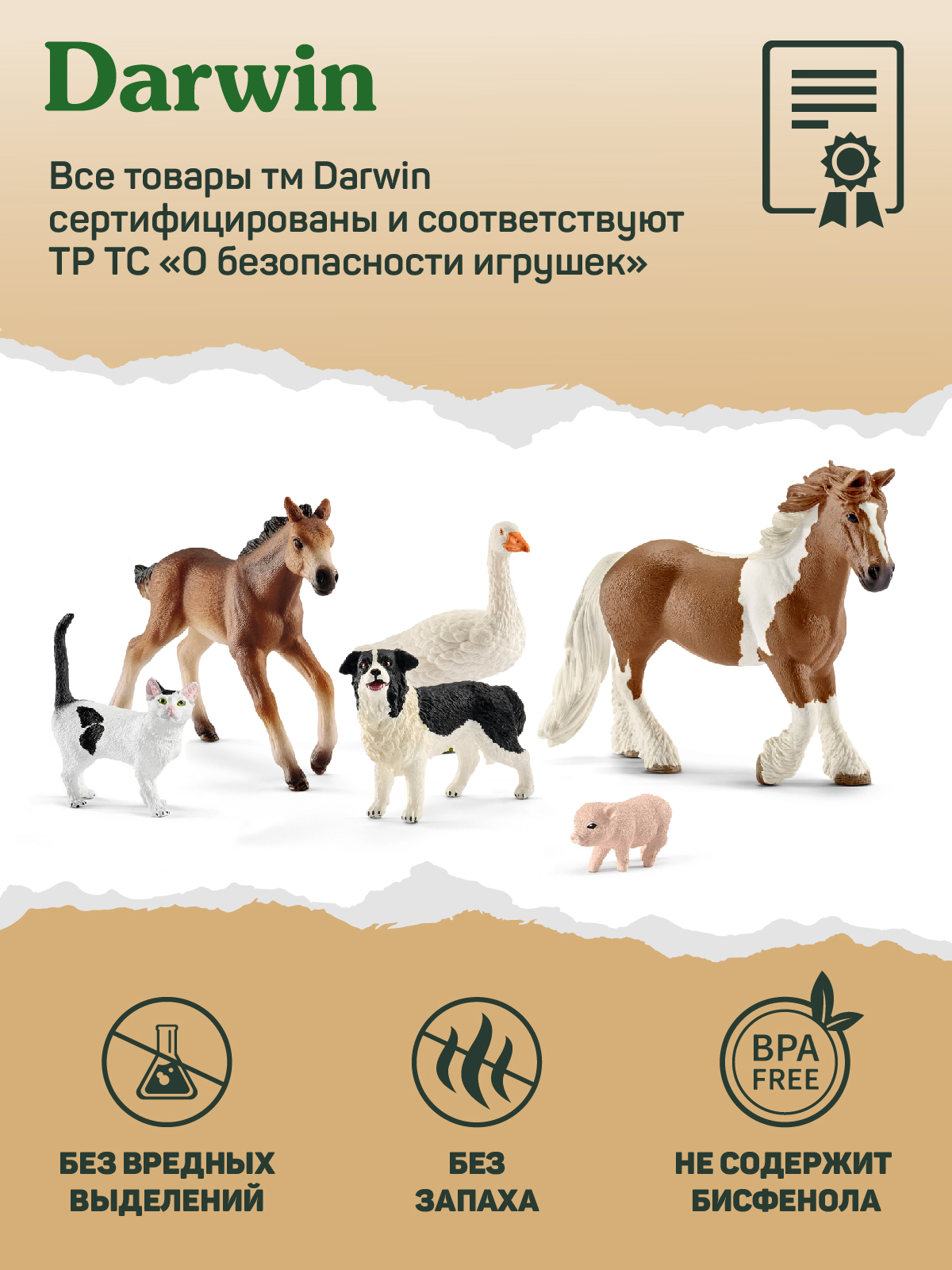 Игровой набор DARWIN Животные Черепаха - фото 6