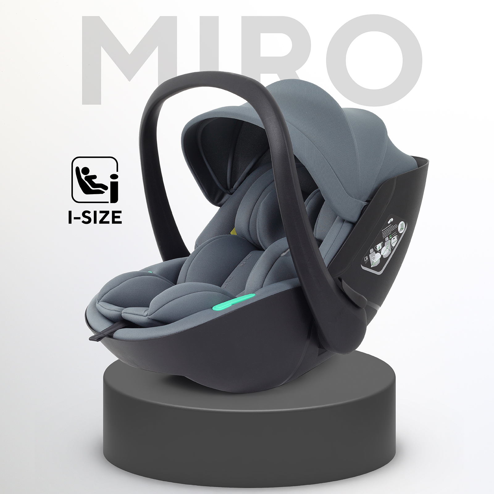 Изображение товара Автокресло Rant Miro 0 (0 -13 кг) серый