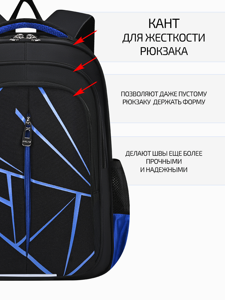 Ранец Evoline 1-EVO-bluegeom-45 - фото 6