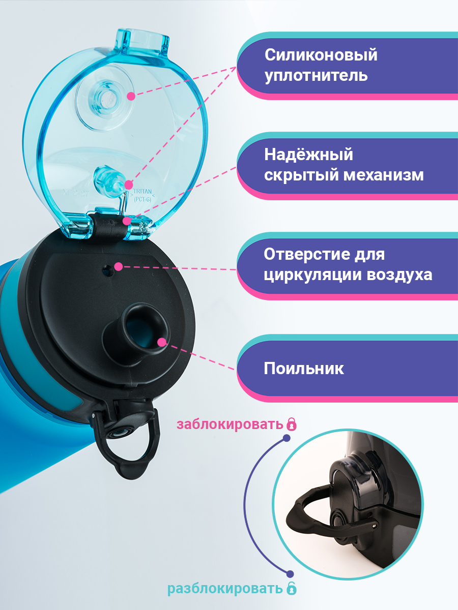 Бутылка UZSPACE 1000 мл - фото 5