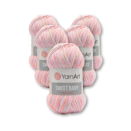 Пряжа для вязания YarnArt Sweet Baby 100 гр 300 м акрил тонкая детская 5 мотков цвет 910