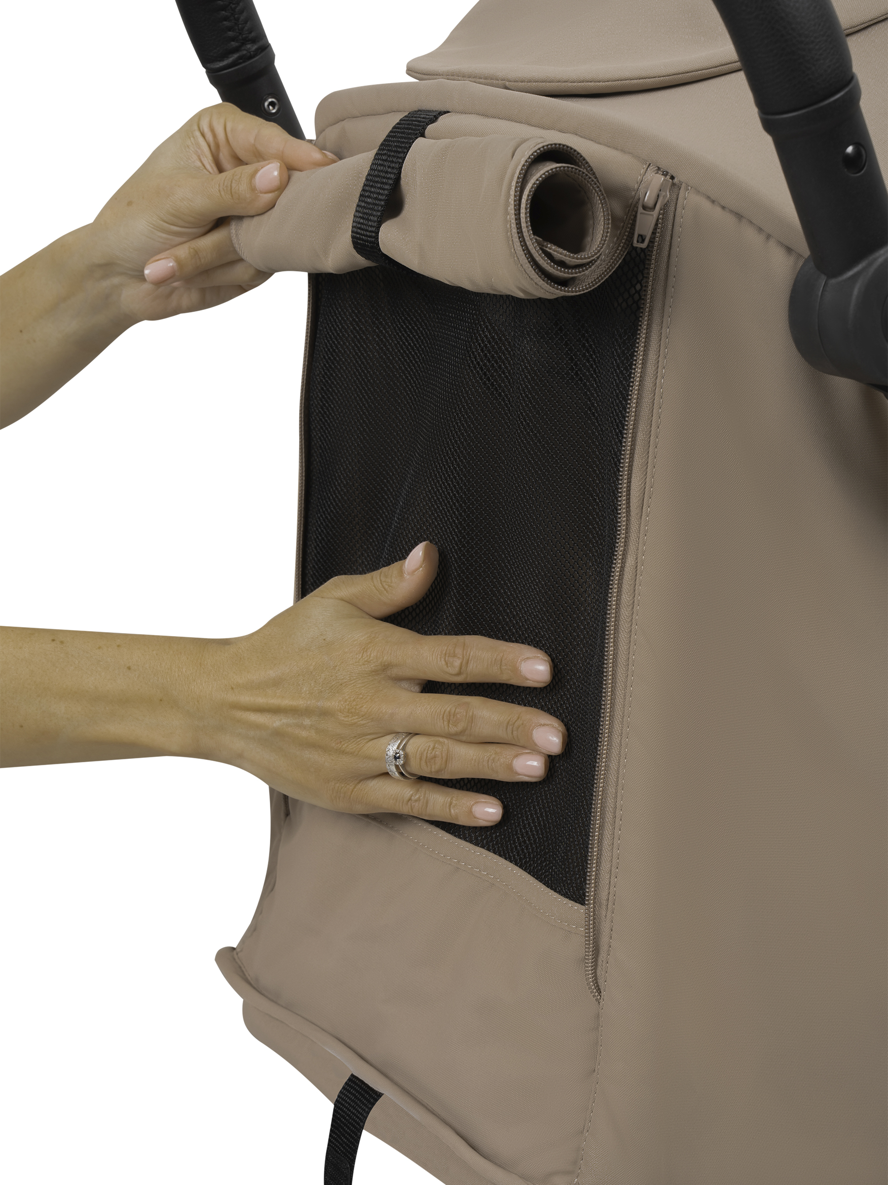 Коляска прогулочная JOVOLA SELENA 2026 всесезонная бежевый - фото 21