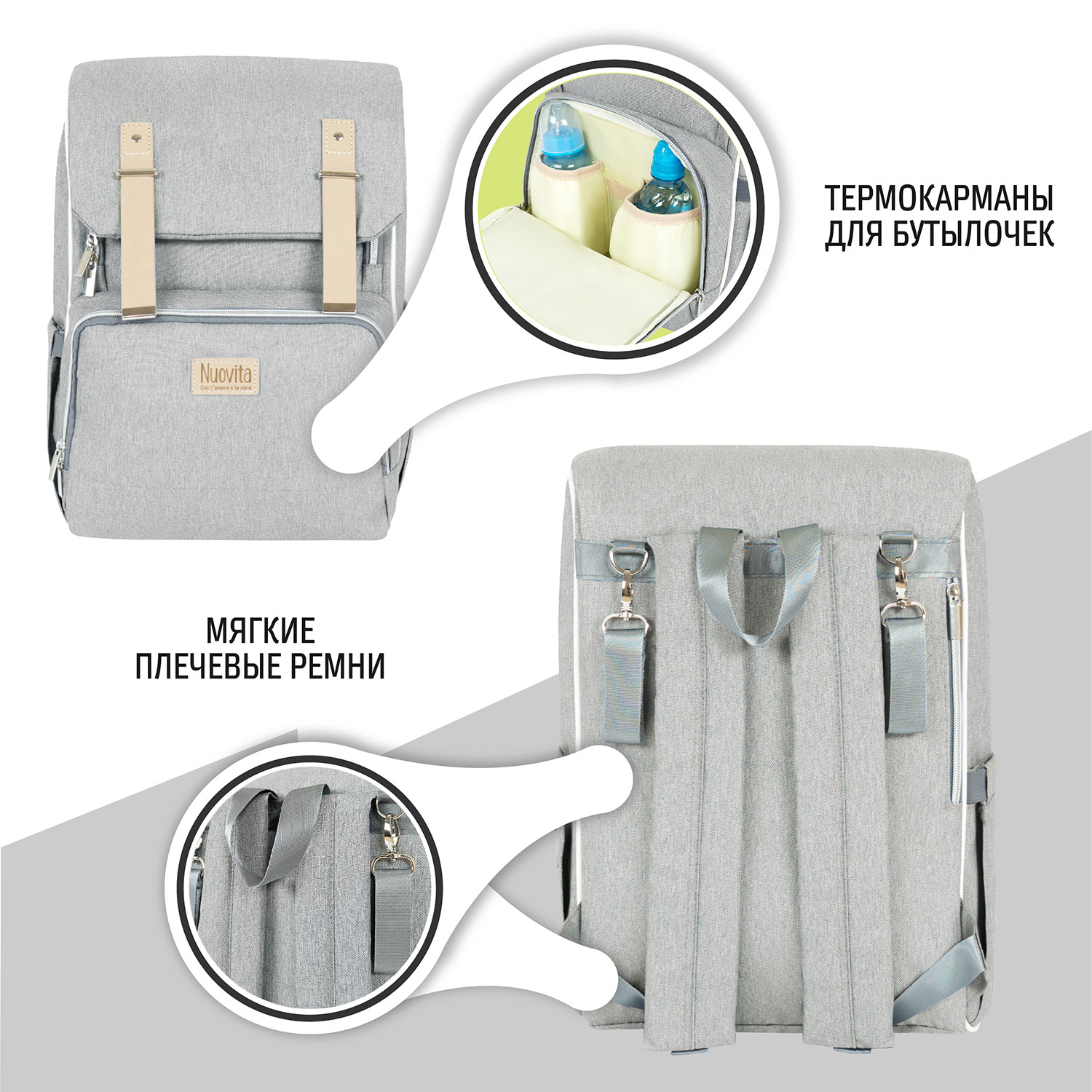 Рюкзак Nuovita CAPCAP rotta - фото 16