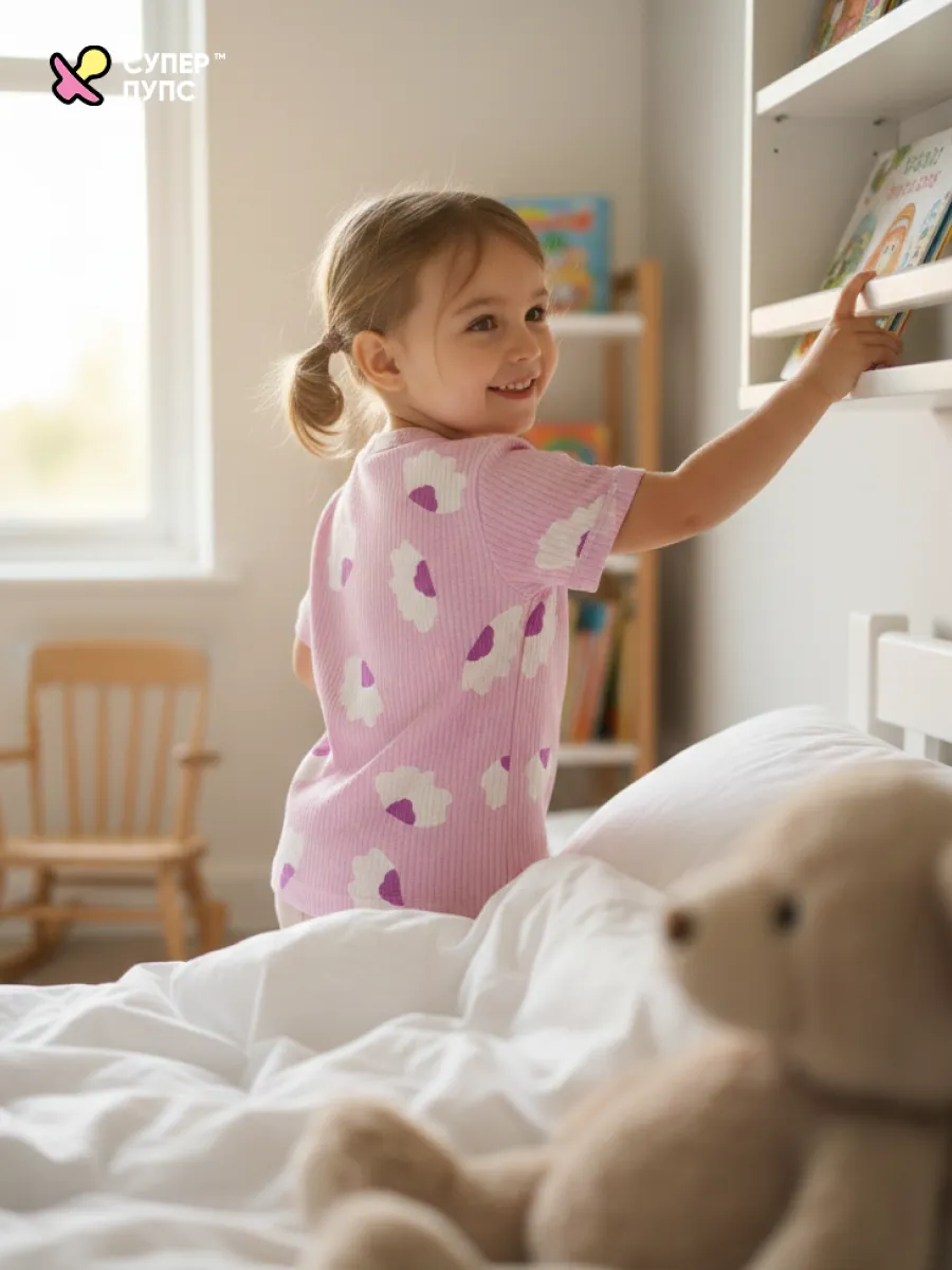 Футболка 4 шт Супер Пупс нбр/4пр/футб/КН/2026/девочка - фото 10