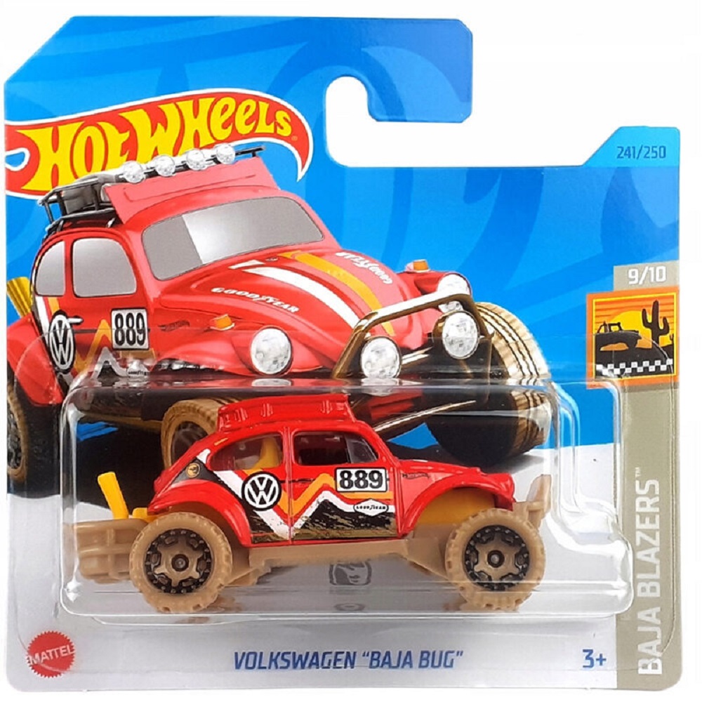 Автомобиль Hot Wheels Volkswagen BAJA BUG 1:64 01865 - фото 2