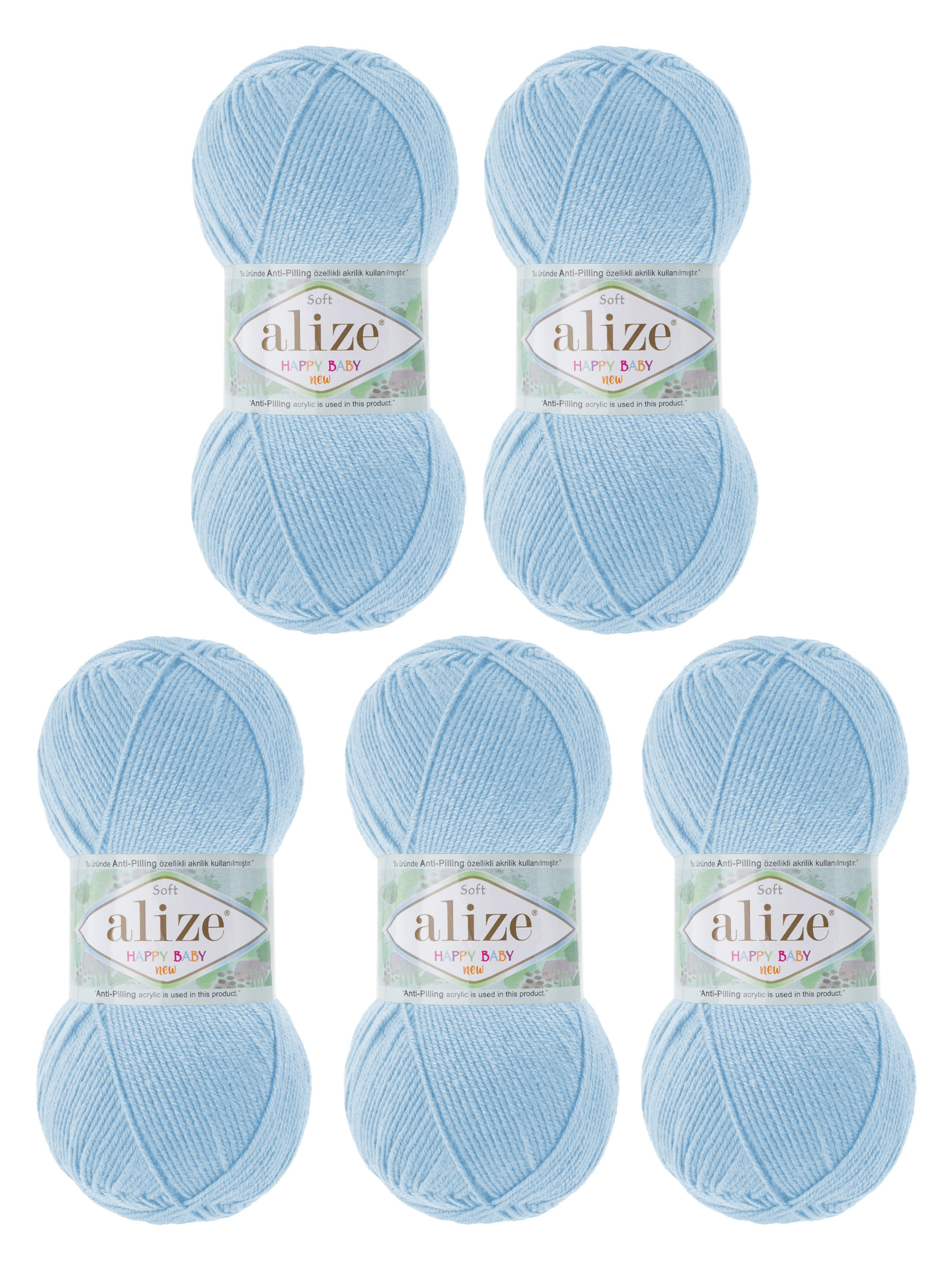 Пряжа для вязания Детская Alize 100г 320м 5шт - фото 6