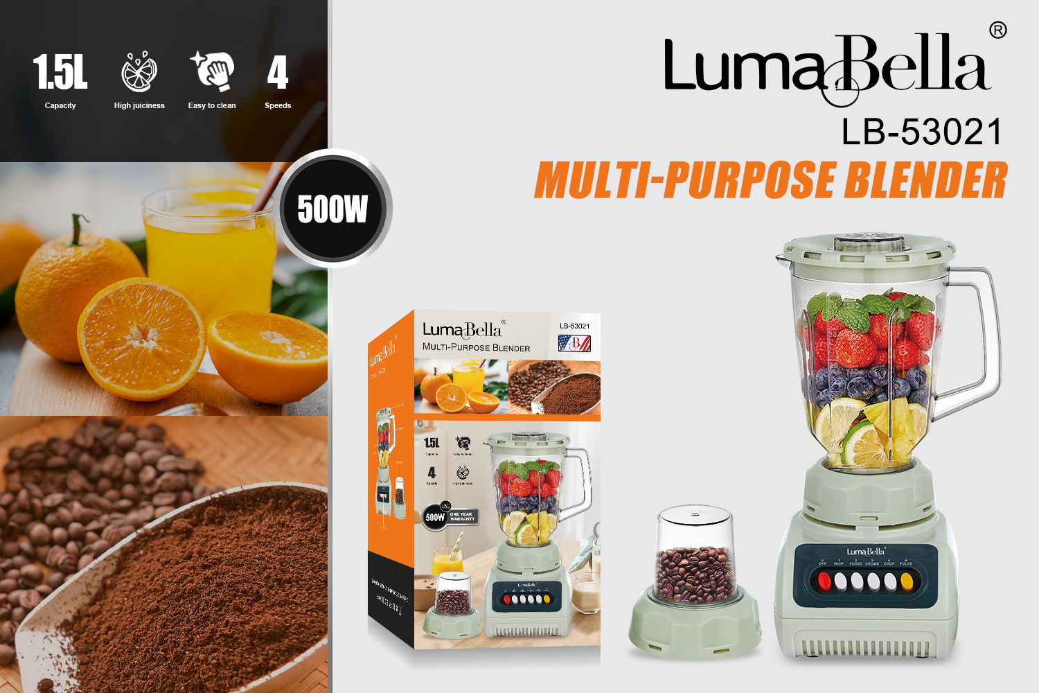 Блендер CASTLELADY профессиональный 5 в 1 - фото 7