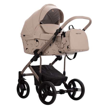 Коляска 2в1 Bebetto Magnum Light SE Pro бежевый